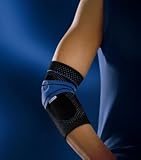 Bauerfeind EpiTrain Elbow Support, Circumference in inches 9 - 93/4, Color Black