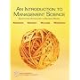 An Introduction to Management Science: Quantitative Approaches to Decision Making