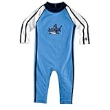 Coolibar UPF 50+ Infant Speed Racer Swim Romper - Sun Protective