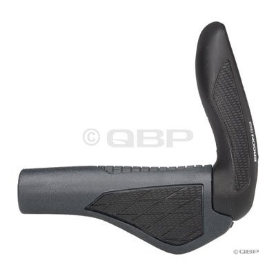 Ergon GX3 Racing Grips w/Full Length Bar End - Black