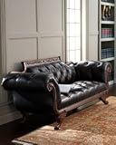 Old Hickory Tannery Duncan Glossy Leather Sofa
