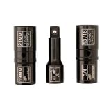 Ingersoll Rand SK4C3F 1/2-Inch Drive 3-Piece Lugnut Service Flip Impact Socket Set