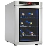 Danby DWC620PLSC 11 Wine Cooler with 6-Bottle Capacity, Wire Wine Racks and Glass Door