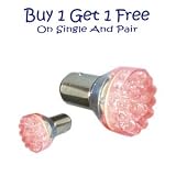 380 LED Red Bulb 12v Stop & Tail Single Buy One Get One Free