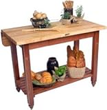 John Boos & Co. Kindred Island with Drop Leaf - 48X30 - KIN-MI4830O-L-D-S-C ....