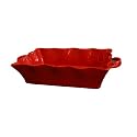 BIA Cordon Bleu Wavy 3-Quart Rectangle Baker, Red