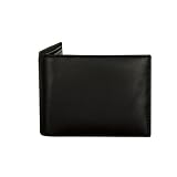 Sakkas Men's Bi-Fold Leather Wallet with 7 Credit Card Slots/ 1 Coin Pocket with Zipper Closure - Comes in a Gift bag
