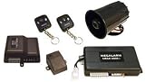 Megalarm - MEGA 3000RS - Deluxe 3 Channel Car Alarm Security System With 5 Relays On Board And Remote Car Starter System
