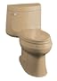 KOHLER K-3489-33 Cimarron Comfort Height Elongated Toilet, Mexican Sand
