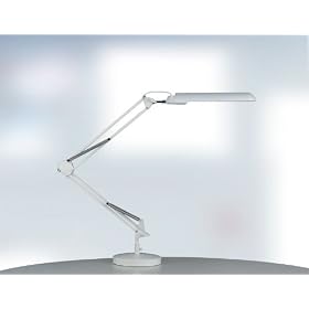 Daylight PL Reading Lamp, white D33040 with 11W Energy Saving Daylight Tube