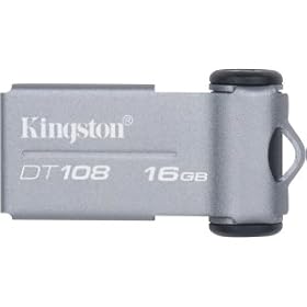 Kingston DataTraveler 108 16 GB Flash Drive (DT108/16GBZ): Electronics