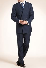 Machine Washable & Tumble Dry Double Breasted 2 Button Jacket with Wool [T15-1249d-S-HFPR]