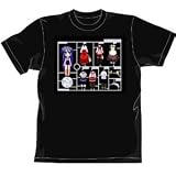 【らき☆すた】着せ替えこなた Tシャツ サイズ：M / BLACK