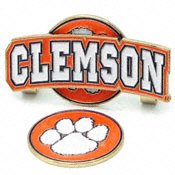 Clemson Tigers Hat Clip Golf Ball Marker