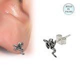 Ear Stud .925 Sterling Silver with Frog Shape Design
