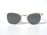 Super Cool White Clubmaster Vintage 80's Sunglasses / 50's Horn Rim Rockabilly Style / Mens & Womens