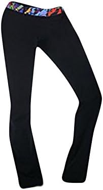 Women's Protokolo Yoga Pants Black Printed SM646 (S)