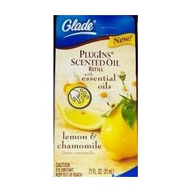 Glade Plugins Oil Refill LEMON & CHAMOMILE,[TWO PACK]Scented Oil