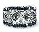 .50 ct Black Brown Diamond Right Hand Ring white gold