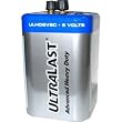Ultralast ULHD6VSC Screw-Top Heavy Duty Lantern Batteries