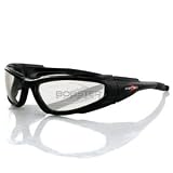 31U1tSbX1mL. SL160  Bobster Eyewear   Low Rider Sunglasses   Black Frame   Anti fog   Clear Lenses   New