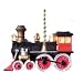 Choo Choo Train Locomotive Nursery Fan Light Pull