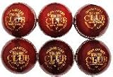 Club Play Leather Cricket Ball (6 Balls)