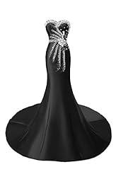 Crystals Crystal Satin/Taffeta Prom Dress/Wedding Party Dress 