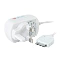 Mains Home AC Plug Battery Charger Lead Cable in White - CE Certified - Compatible with for ALL Apple iPod & iPhone 3GS S 4G iPod Touch iTouch Nano Classic i-Pod i-Phone
