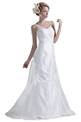 Floor Length Taffeta/Tulle Sleeveless Backless Lace Evening Dress 