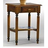 31U2IjTE8ZL. SL160  Office Star Products Knob Hill Telephone Table   Antique Cherry