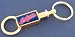Cleveland Indians Gold Tone Valet Keychain