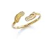 14k Double Flip-Flop Toe Ring - JewelryWeb
