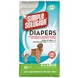 Bramton Simple Solution Disposable Diapers for Dogs (X Large, 12 Pack)