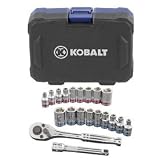 Kobalt 20-Piece Standard/Metric Mechanics Tool Set with Case