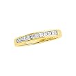 14K Yellow Gold 1/2 ct. Princess Cut Diamond Anniversary Band