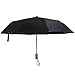 NIELLO Best Outdoor umbrellas with Leather handle,Automatic 10-Rib Maximum level of Windproof,42 inch Steel Windproof Frame Black Rain Umbrella with UV Protection 50+ UPF