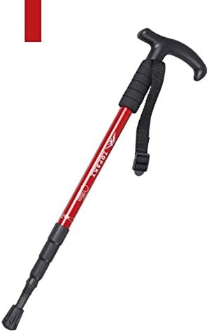 Professional outdoor shank sticks/ three-section telescopic walking stick/ hiking climbing Mountain cane-C