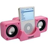 I sound 2x Plus Portable Speakers (Pink)
