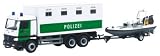 Review Schuco 21864 / Schuco 21864 Polizei Truck & Boot - Set