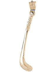 Dazzlers Solid 14k Gold Golf Club Charm Pendant Available in three colors from jewelsberry (weights: 1.1 grams only)