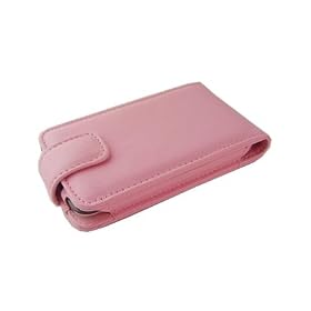 NEW Pink Leather Flip Case for Sony Ericsson W995