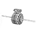 Fasco D382 5" Frame Open Ventilated Permanent Split Capacitor Fan Coil Air-Conditioning and Heating Unit Motor with Sleeve Bearing, 1/25-1/40-1/50HP, 1050rpm, 115V, 60Hz, 0.6-0.4-0.3 amps