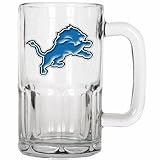 NFL Detroit Lions 20-Ounce Root Beer Style Mug - Primary Logo