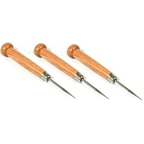 3 Beading Awl Bead Craft Leather Hole Punching Tool