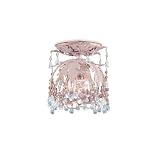 Crystorama 5230-BH-CLEAR Melrose 1-Light Flush Mount in Blush - 5230-BH-CLEAR,