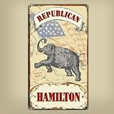 Personalized Democrat/Republican Election Metal Sign
