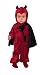 Toddler 2-4T -Toddler Darling Devil Costume in Crushed Panne Velvet