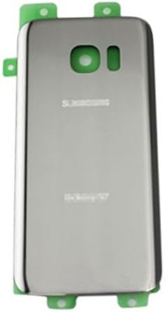 Replacement parts OEM Rear Housing Back Case Battery Door Cover Glass Panel With Adhesive Pre-installed For Samsung Galaxy S7 G930 G930F G930A G930V G930P G930T (Silver)