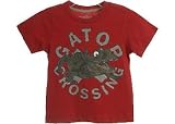 OshKosh B'Gosh Gator Crossing Tee CHILI BEAN RED 3 Toddler